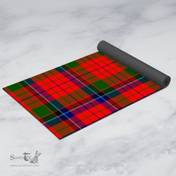 ScotsTee Shop Scottish MacNicol of Scorrybreac Clan Tartan Rubber Yoga Mat