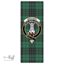 ScotsTee Shop Scottish MacLean Hunting Ancient Clan Crest Tartan Rubber Yoga Mat