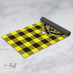 ScotsTee Shop Scottish MacLeod of Lewis Modern Clan Crest Tartan Rubber Yoga Mat