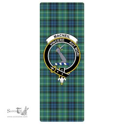 ScotsTee Shop Scottish MacNeil of Colonsay Ancient Clan Crest Tartan Rubber Yoga Mat