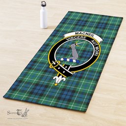 ScotsTee Shop Scottish MacNeil of Colonsay Ancient Clan Crest Tartan Rubber Yoga Mat