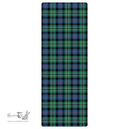 ScotsTee Shop Scottish Rose Hunting Ancient Clan Tartan Rubber Yoga Mat