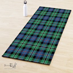 ScotsTee Shop Scottish Rose Hunting Ancient Clan Tartan Rubber Yoga Mat