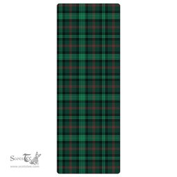 ScotsTee Shop Scottish Ross Hunting Modern Clan Tartan Rubber Yoga Mat