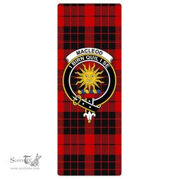 ScotsTee Shop Scottish MacLeod of Raasay Clan Crest Tartan Rubber Yoga Mat