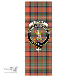 ScotsTee Shop Scottish Stewart Royal Ancient Clan Crest Tartan Rubber Yoga Mat