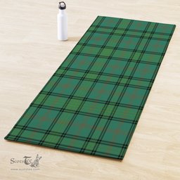 ScotsTee Shop Scottish Ross Hunting Ancient Clan Tartan Rubber Yoga Mat