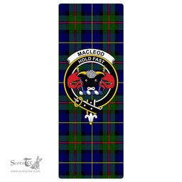 ScotsTee Shop Scottish MacLeod of Harris Modern Clan Crest Tartan Rubber Yoga Mat