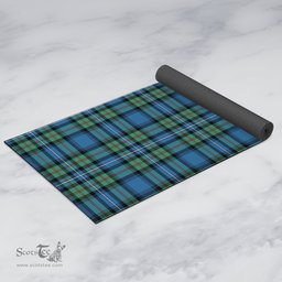 ScotsTee Shop Scottish Robertson Hunting Ancient Clan Tartan Rubber Yoga Mat