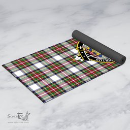 ScotsTee Shop Scottish Stewart Dress Modern Clan Crest Tartan Rubber Yoga Mat