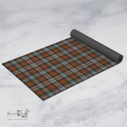 ScotsTee Shop Scottish Murray of Atholl Weathered Clan Tartan Rubber Yoga Mat