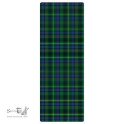 ScotsTee Shop Scottish Stewart Hunting Modern Clan Tartan Rubber Yoga Mat