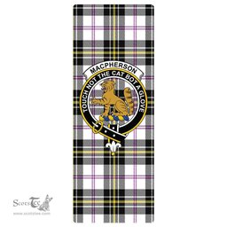 ScotsTee Shop Scottish MacPherson Dress Modern Clan Crest Tartan Rubber Yoga Mat