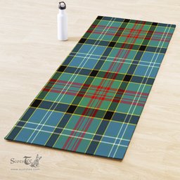 ScotsTee Shop Scottish Walkinshaw Clan Tartan Rubber Yoga Mat
