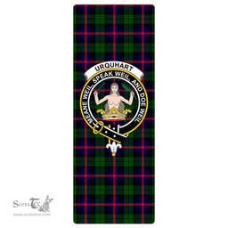 ScotsTee Shop Scottish Urquhart Modern Clan Crest Tartan Rubber Yoga Mat