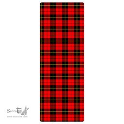 ScotsTee Shop Scottish Wallace Hunting Red Clan Tartan Rubber Yoga Mat