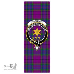 ScotsTee Shop Scottish Wardlaw Modern Clan Crest Tartan Rubber Yoga Mat