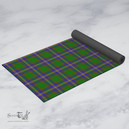 ScotsTee Shop Scottish Strange of Balkaskie Clan Tartan Rubber Yoga Mat