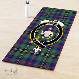 ScotsTee Shop Scottish Wood Modern Clan Crest Tartan Rubber Yoga Mat