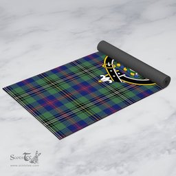 ScotsTee Shop Scottish Wood Modern Clan Crest Tartan Rubber Yoga Mat