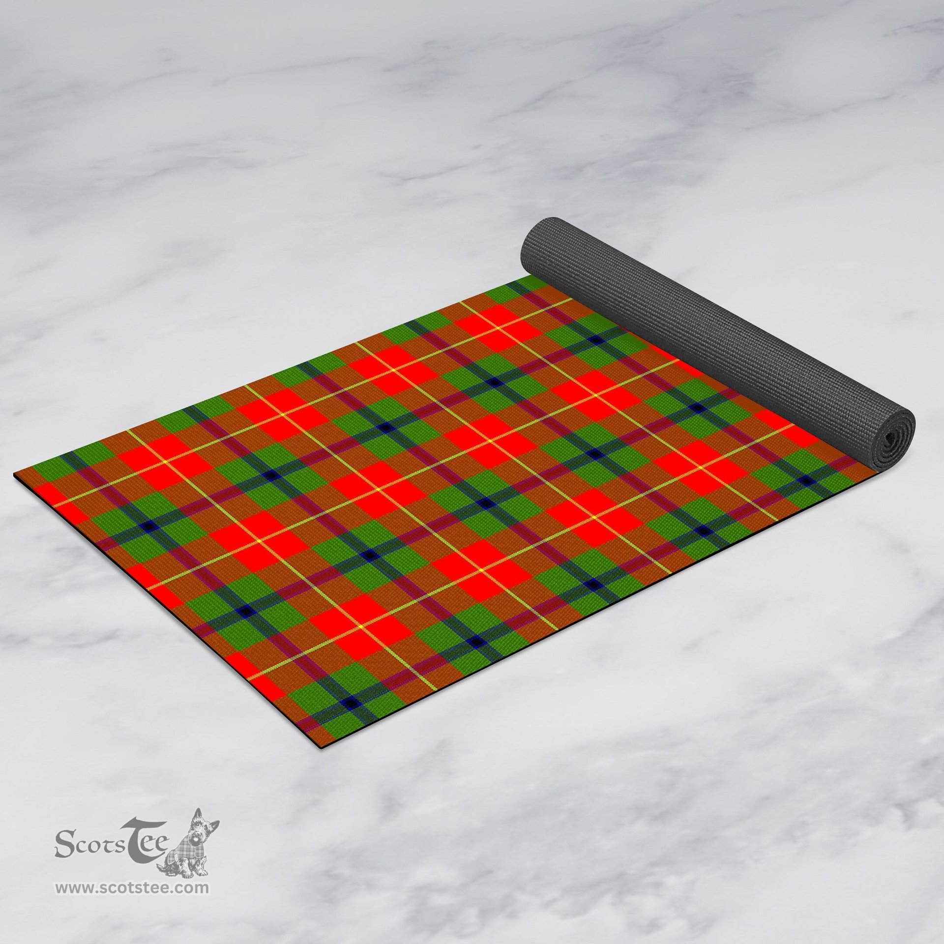 ScotsTee Shop Scottish Turnbull Dress Clan Tartan Rubber Yoga Mat