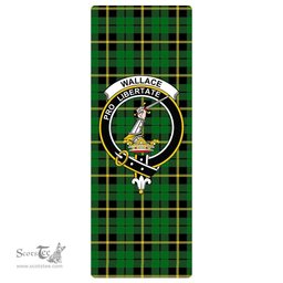 ScotsTee Shop Scottish Wallace Hunting Green Clan Crest Tartan Rubber Yoga Mat