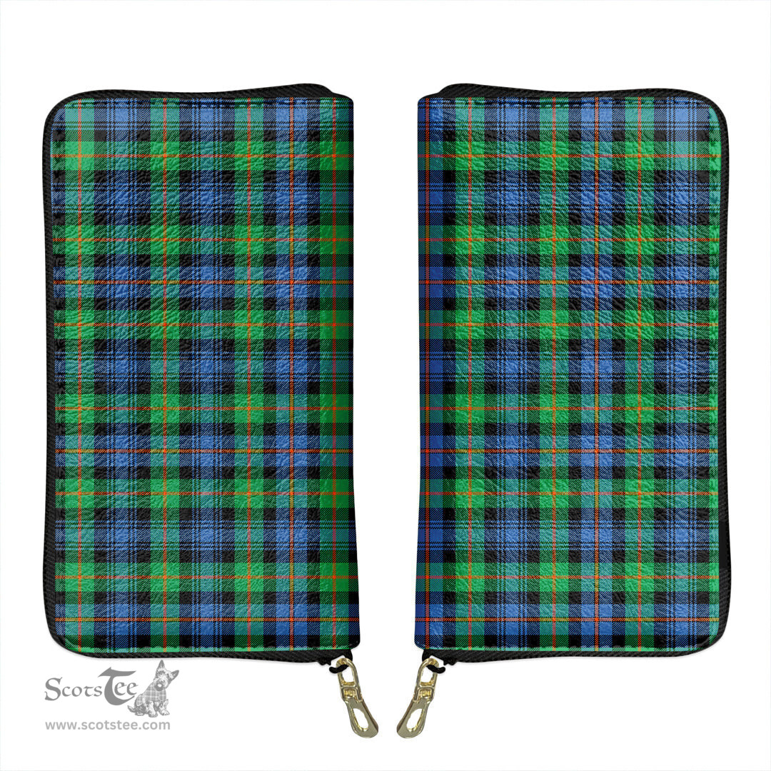 Scottish Murray of Atholl Ancient Clan Tartan Leather Clutch Purse