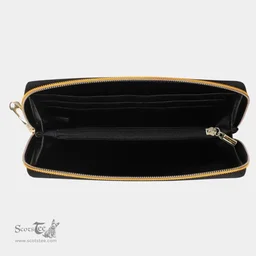 Scottish MacRae Hunting Weathered Clan Tartan Leather Clutch Purse