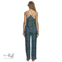 Scottish Cockburn Ancient Clan Tartan Womens Cami Pajamas Set
