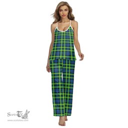 Scottish Campbell of Breadalbane Ancient Clan Tartan Womens Cami Pajamas Set