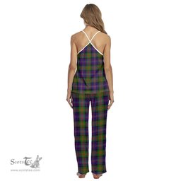 Scottish Cameron of Erracht Modern Clan Tartan Womens Cami Pajamas Set