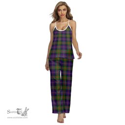 Scottish Cameron of Erracht Modern Clan Tartan Womens Cami Pajamas Set