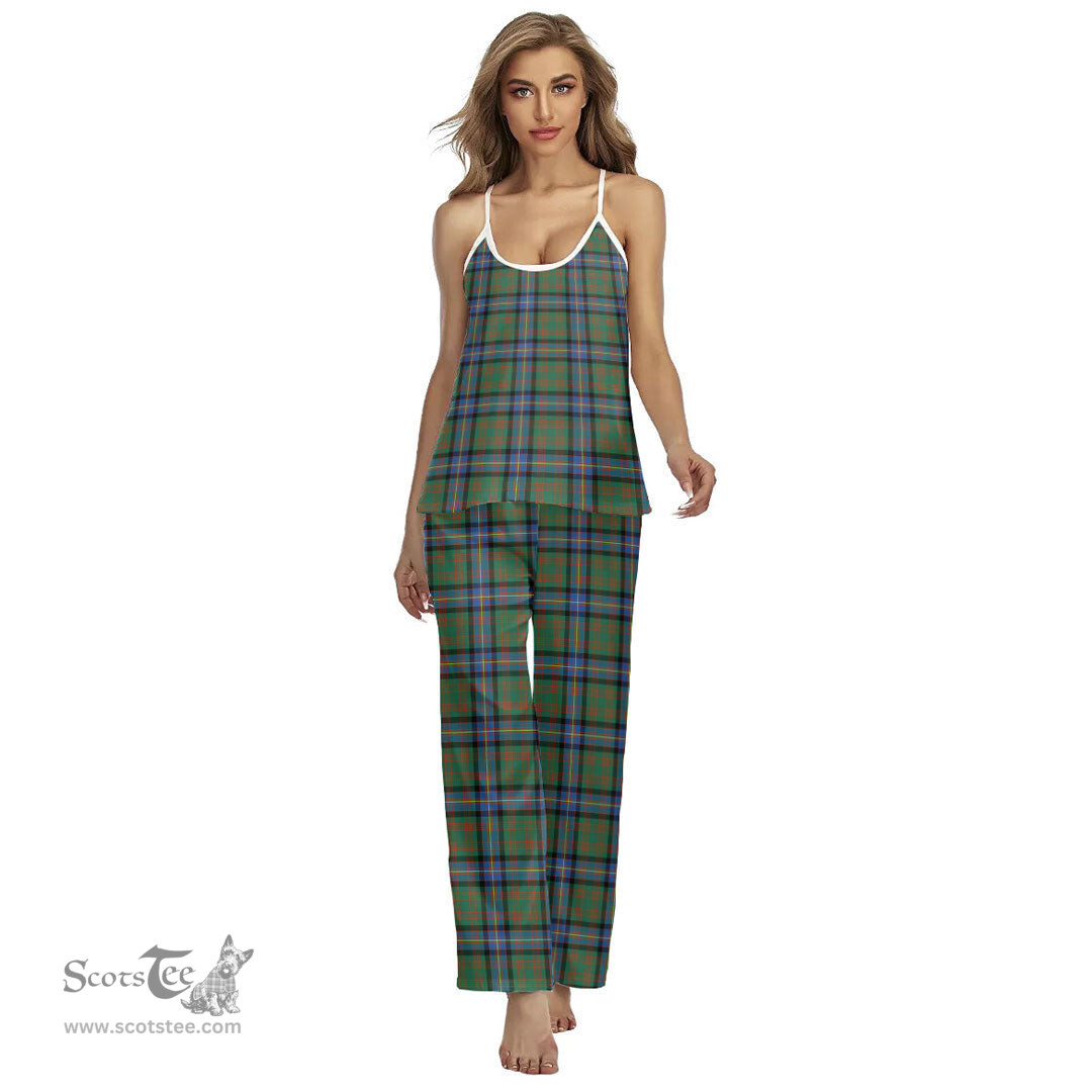 Scottish Cochrane Ancient Clan Tartan Womens Cami Pajamas Set