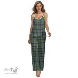 Scottish Cochrane Ancient Clan Tartan Womens Cami Pajamas Set
