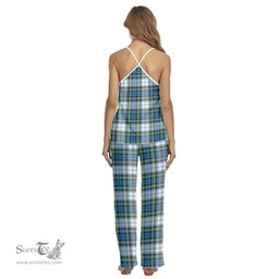 Scottish Campbell Dress Ancient Clan Tartan Womens Cami Pajamas Set