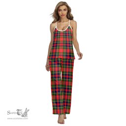 Scottish Christie Clan Tartan Womens Cami Pajamas Set