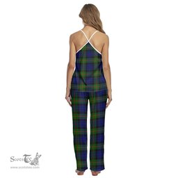 Scottish Gunn Modern Clan Tartan Womens Cami Pajamas Set