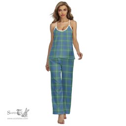 Scottish MacIntyre Hunting Ancient Clan Tartan Womens Cami Pajamas Set
