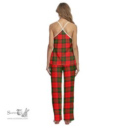 Scottish Dunbar Modern Clan Tartan Womens Cami Pajamas Set