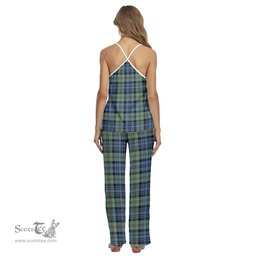 Scottish MacKinlay Ancient Clan Tartan Womens Cami Pajamas Set