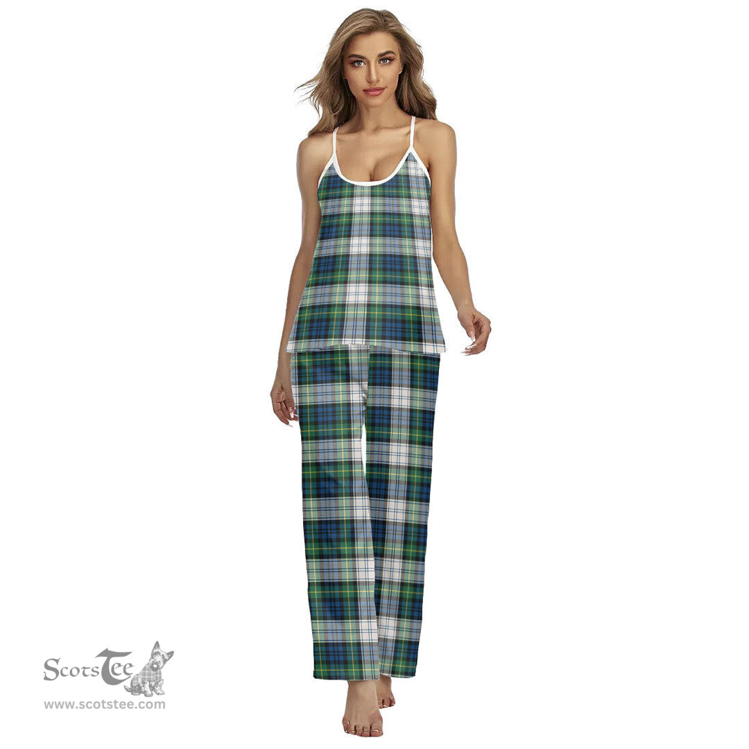 Scottish Gordon Dress Ancient Clan Tartan Womens Cami Pajamas Set