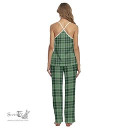 Scottish MacDonald Lord of the Isles Hunting Clan Tartan Womens Cami Pajamas Set