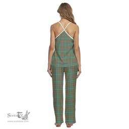 Scottish MacKintosh Hunting Ancient Clan Tartan Womens Cami Pajamas Set