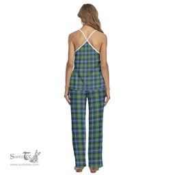 Scottish MacNeill of Barra Ancient Clan Tartan Womens Cami Pajamas Set
