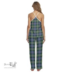 Scottish MacDonnell of Glengarry Ancient Clan Tartan Womens Cami Pajamas Set