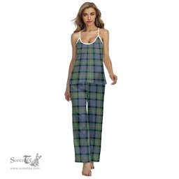 Scottish MacDonnell of Glengarry Ancient Clan Tartan Womens Cami Pajamas Set