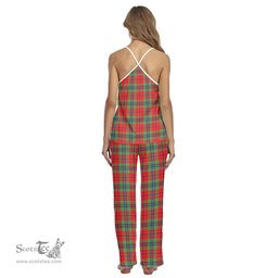 Scottish MacLean of Duart Modern Clan Tartan Womens Cami Pajamas Set
