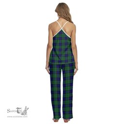Scottish MacCallum Modern Clan Tartan Womens Cami Pajamas Set