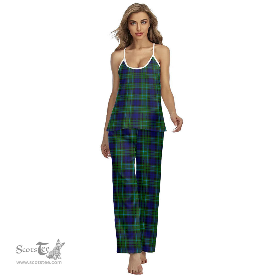 Scottish MacCallum Modern Clan Tartan Womens Cami Pajamas Set