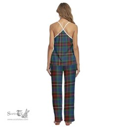 Scottish Fraser Hunting Ancient Clan Tartan Womens Cami Pajamas Set